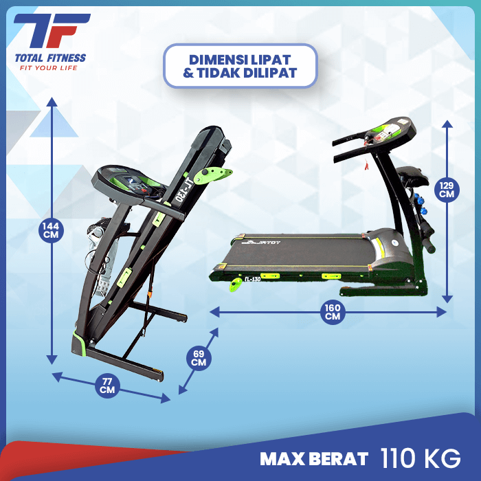 Treadmill Electric TL-130 - Image 4