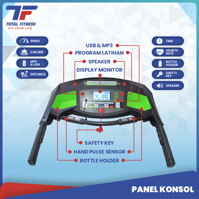 Treadmill Electric TL-130 - Image 3
