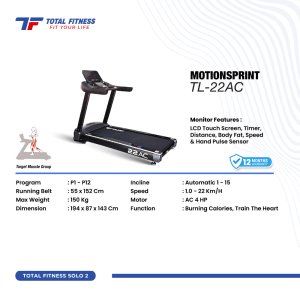 Treadmill Elektrik TL-22 AC