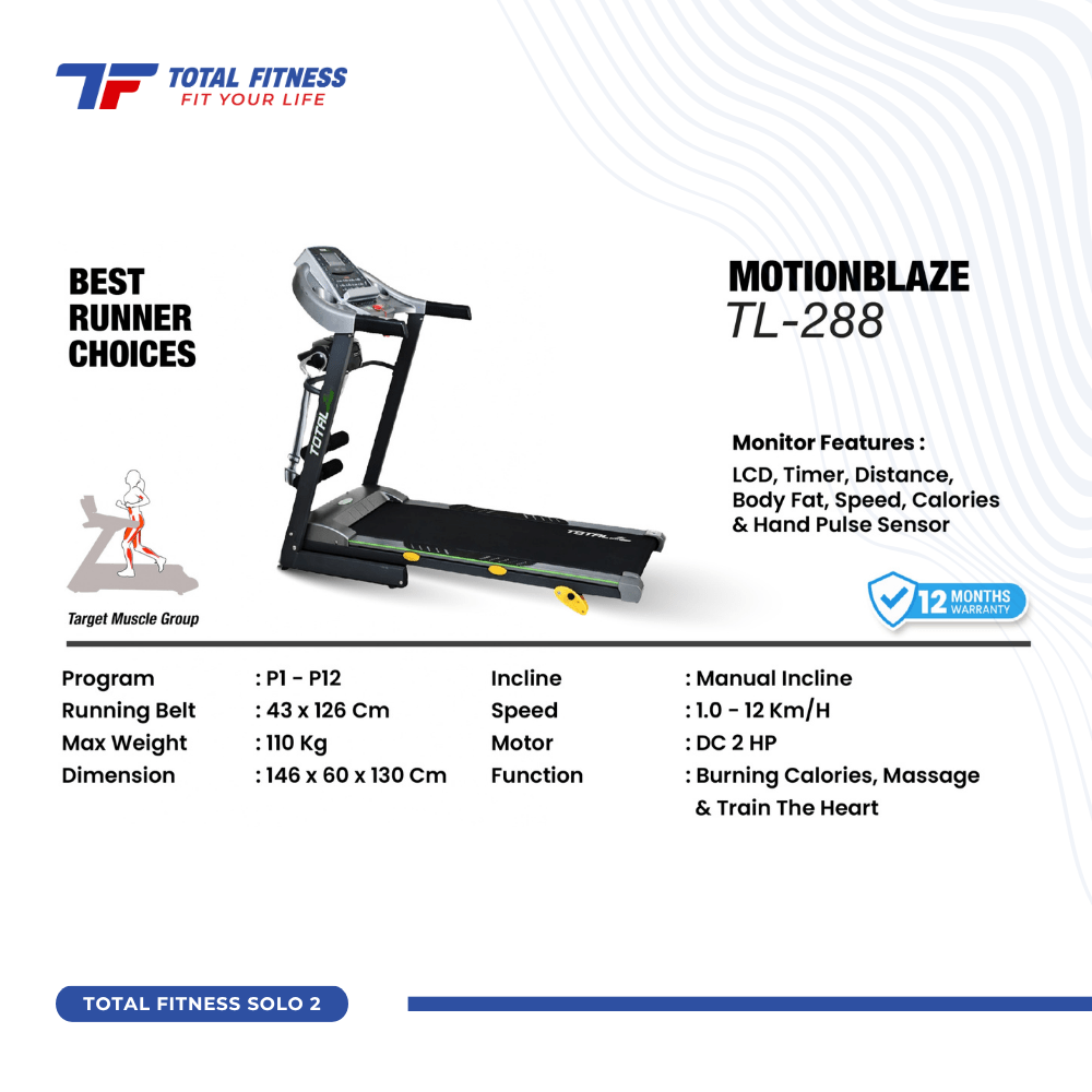 Treadmill Electric TL-288