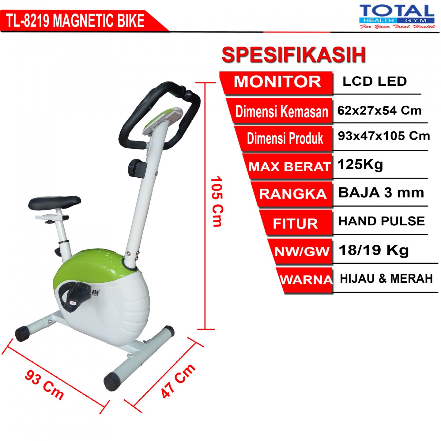 Magnetik Bike TL-8219 - Image 2